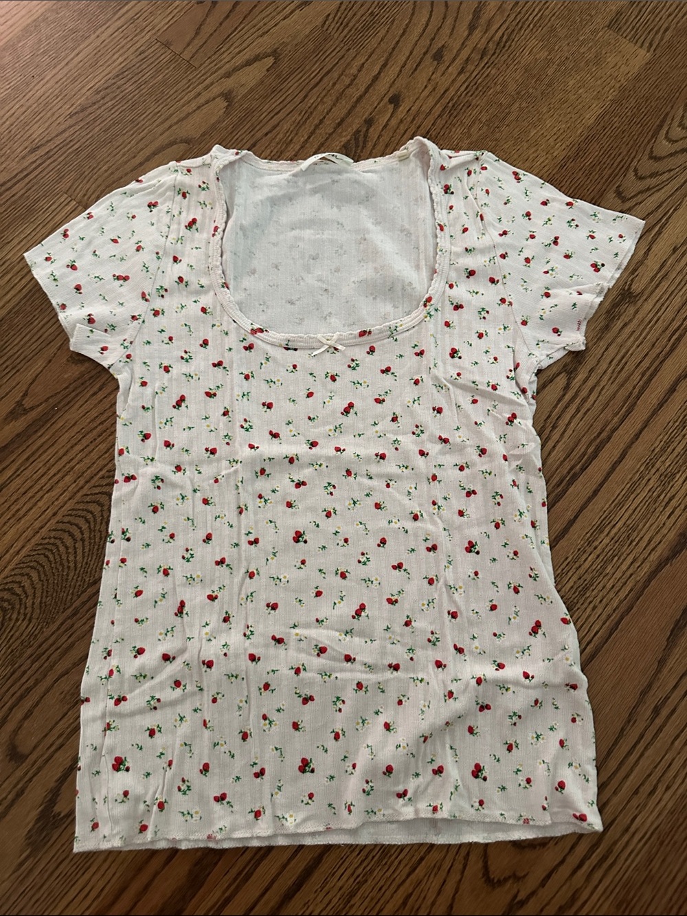 Doen Bridgette Tee in Strawberry Bloom